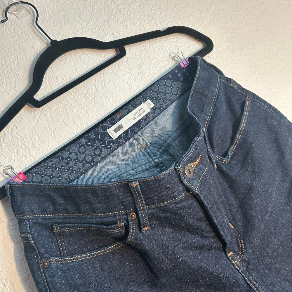 Levi's  Perfect Waist Straight Leg 🦵🏾 Blue Jeans 👖 - Picture 3 of 6